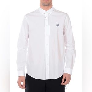 Kenzo Tiger Embroidered Buttoned Shirt